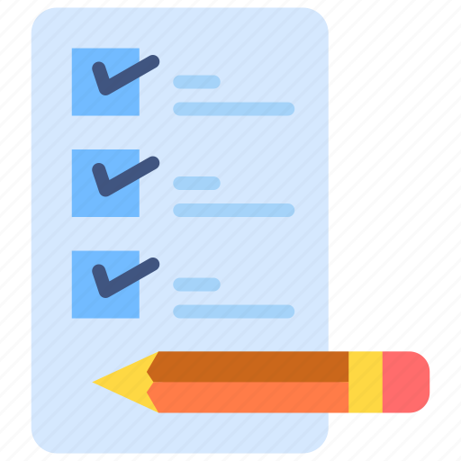 Checklist, paper, appraisal, test, document, exam icon - Download on Iconfinder