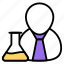 lab technician, scientist, avatar, chemist, experiment 