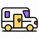 school bus, vehicle, service, transportation, education
