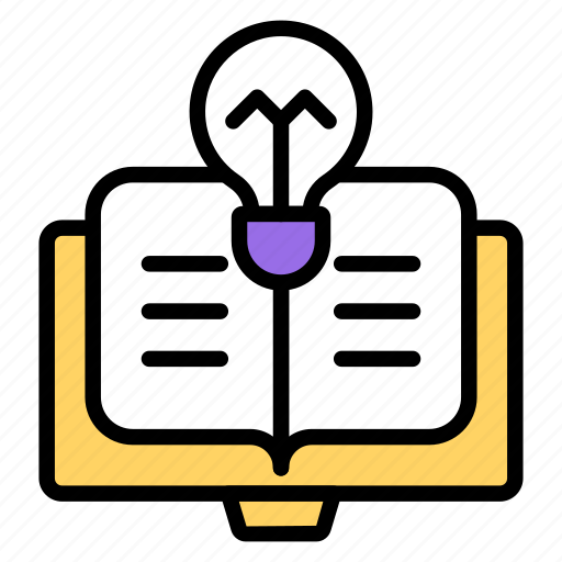 Creative book, idea, education, knowledge, lamp icon - Download on Iconfinder