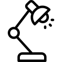 desk, lamp, education, studying, study, book, reading