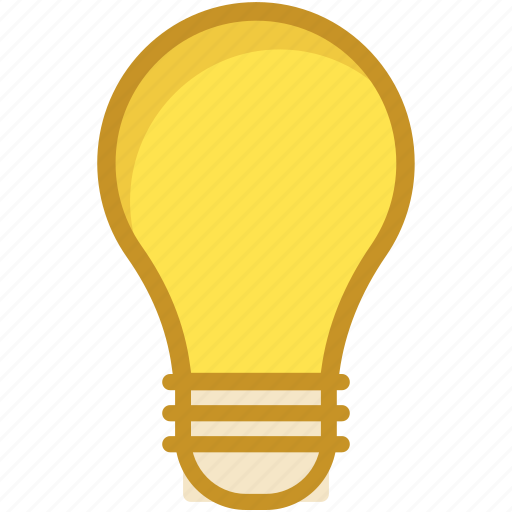 Bulb, idea, light, light bulb, luminaire icon - Download on Iconfinder