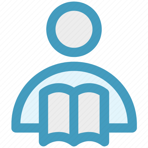 Book, book reading, reading, student, student and book, study icon - Download on Iconfinder