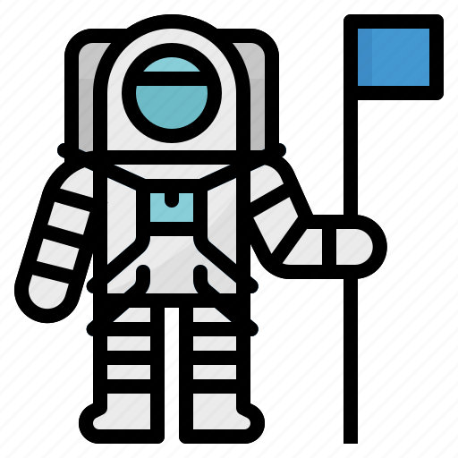 Astronaut, galaxy, moon, space, suit icon - Download on Iconfinder