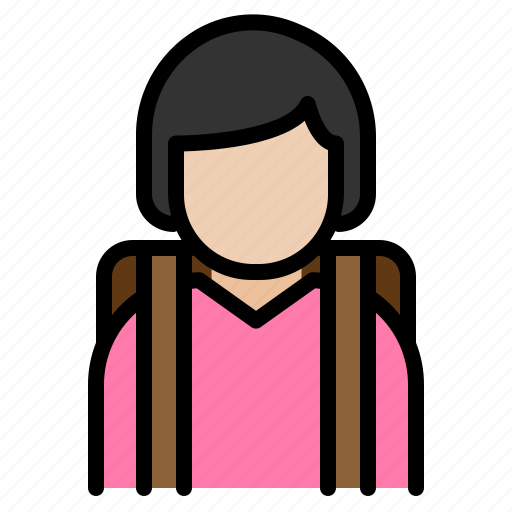 Child, girl, kid, student icon - Download on Iconfinder