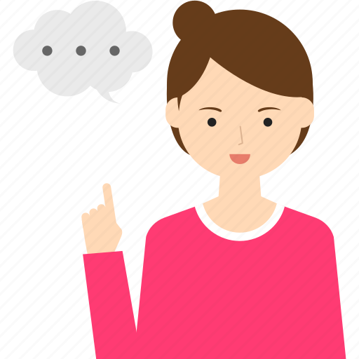 Business, child, girl, people, person, speech bubble, woman icon - Download on Iconfinder