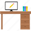 book, computer, desk, furniture, office, pencil, school 
