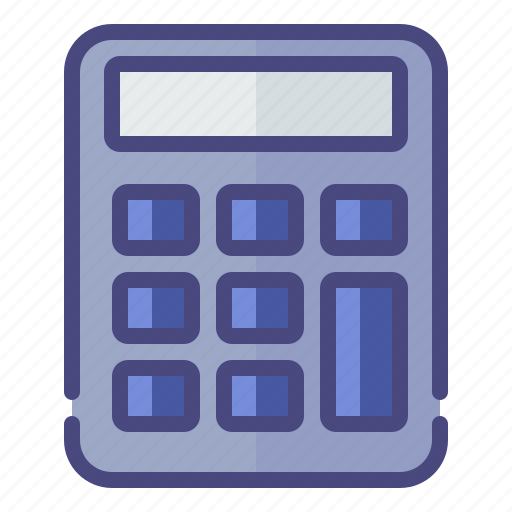 Calculator, education, office equipment, stationary icon - Download on Iconfinder