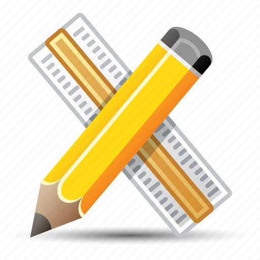 Education, pencil, ruler, graphic design icon - Download on Iconfinder