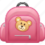 book bag, bookbag, education, school, school bag, schoolbag 