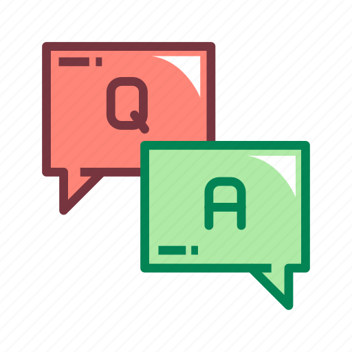 Answer, bubble, chat, education, qna, question icon - Download on Iconfinder