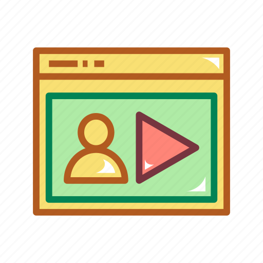 Course, education, online, video, video course icon - Download on Iconfinder