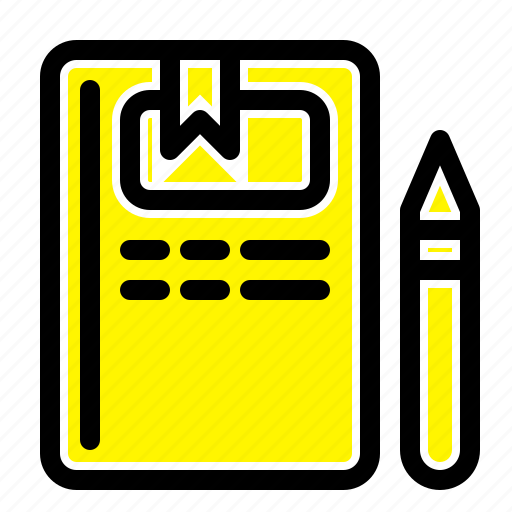 Book, education, knowledge, pencil icon - Download on Iconfinder