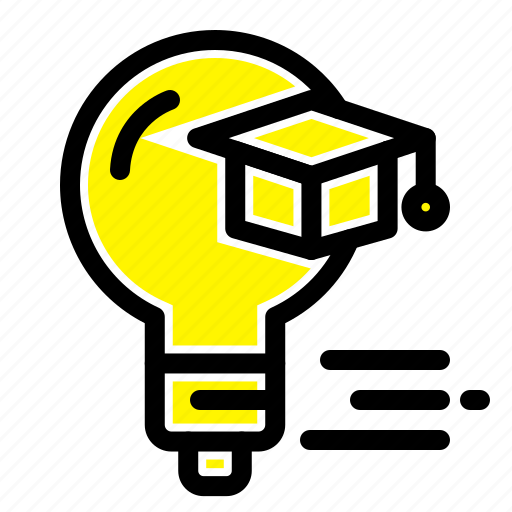 Bulb, cap, education, graduation icon - Download on Iconfinder