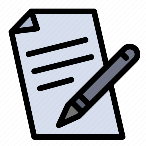 Education, file, pen, pencil icon - Download on Iconfinder
