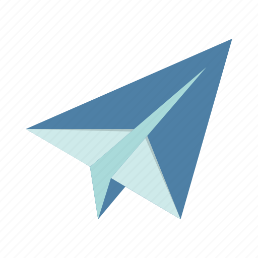 Airplane, plane, space, telegram icon - Download on Iconfinder