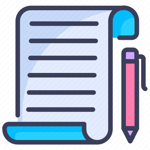 Education, note, notepad, notes, paper, pen, student icon - Download on Iconfinder