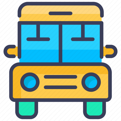 Autobus, bus, bus school, school, school bus, transport icon - Download on Iconfinder