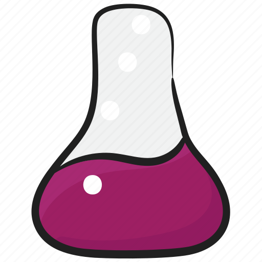 Conical flask, erlenmeyer flask, experiment, flask chemistry, laboratory flask icon - Download on Iconfinder