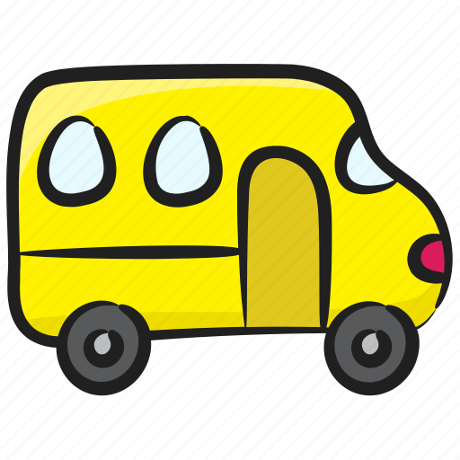 Autobus, bus, charabanc, coach, public transport, school bus, vehicle icon - Download on Iconfinder