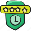 achievement badge, award, educational badge, ranking badge, star badge 