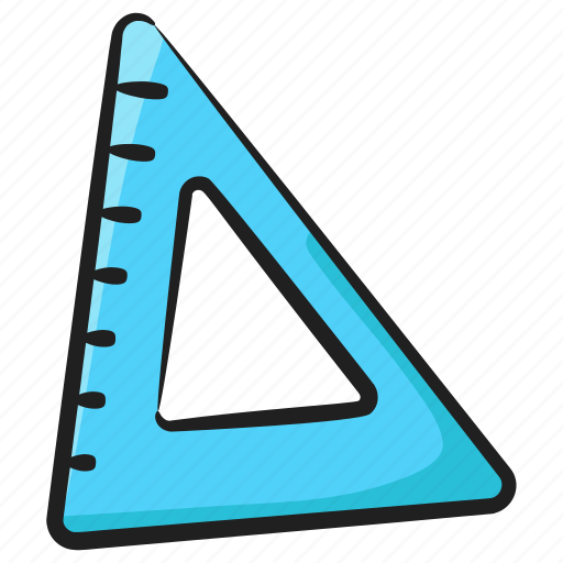 Geometrical tools, measurement ruler, protector, ruler, slide ruler icon - Download on Iconfinder