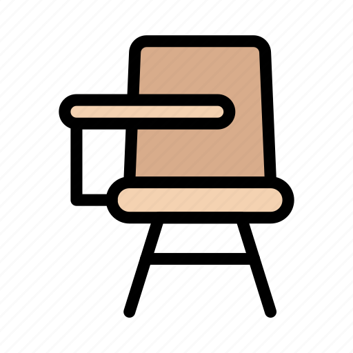 Chair, classroom, education, school, seat icon - Download on Iconfinder