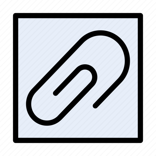 Attach, clip, pin, school, stationary icon - Download on Iconfinder
