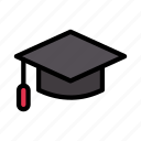 cap, degree, diploma, education, hat