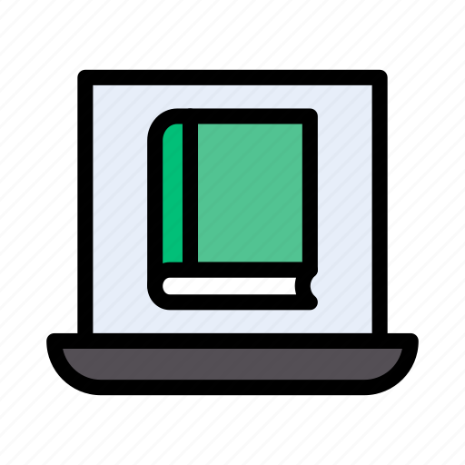 Book, computer, education, laptop, online icon - Download on Iconfinder