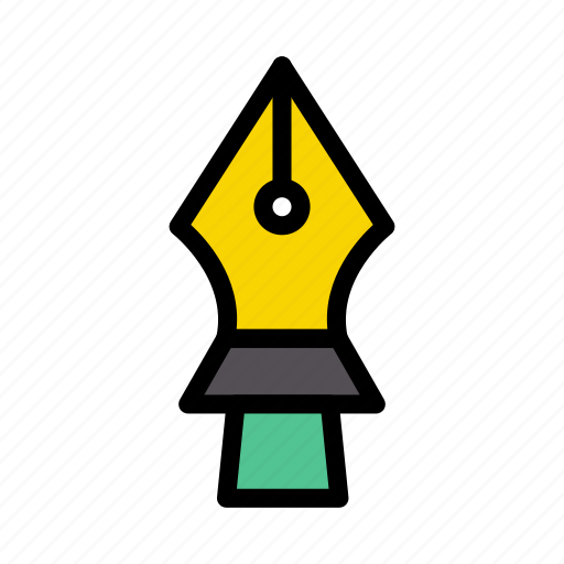 Education, nib, pen, stationary, write icon - Download on Iconfinder