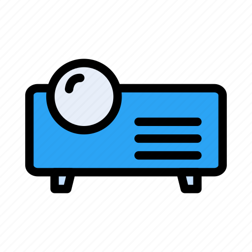 Beamer, education, lecture, projector, school icon - Download on Iconfinder