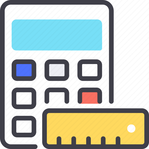 Accounting, calculator, mathematics, scale icon - Download on Iconfinder