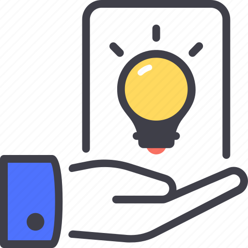 Bulb, exchange, hand, idea share, smart education icon - Download on Iconfinder