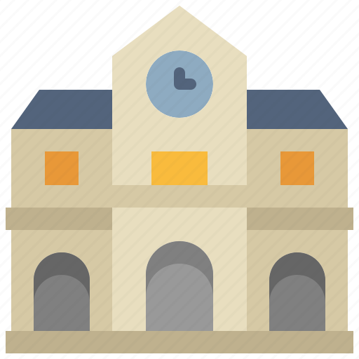 College, school, property, construction, university, education, building icon - Download on Iconfinder
