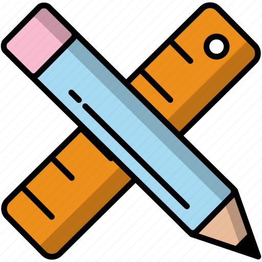 Pencil, application, rule, write icon - Download on Iconfinder