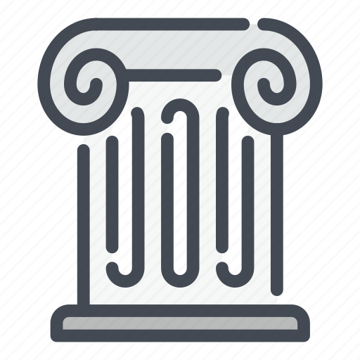 Column, architecture, construction, ancient, university icon - Download on Iconfinder