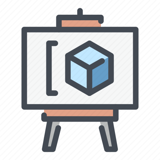 Presentation, board, lecture, study, class, education icon - Download on Iconfinder