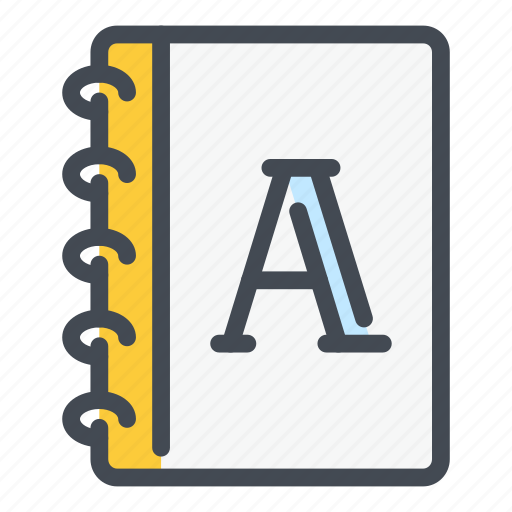 Note, book, notebook, education, school, study, learning icon - Download on Iconfinder