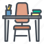 table, chair, book, study, remote, home, education 