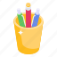 pencil holder, pen stand, pencil cup, stationery, pencil case 