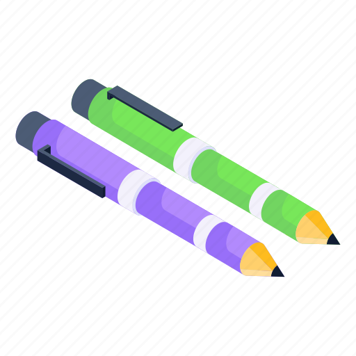 Pens, stationery, ballpoints, writing tools, educational tool icon - Download on Iconfinder