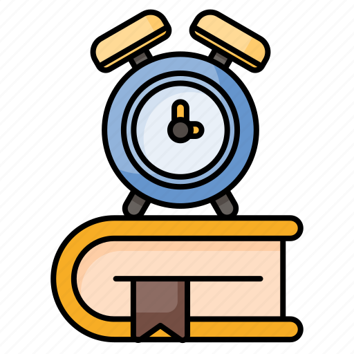 Education, alarm, book, school, learnings, study, student icon - Download on Iconfinder
