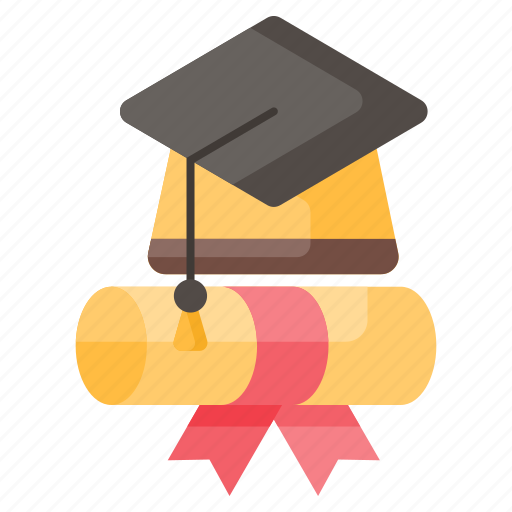 Education, diploma, graduate, graduation hat, bachelor cap, university, study icon - Download on Iconfinder