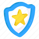 security shield, safety shield, buckler, protection shield, star shield