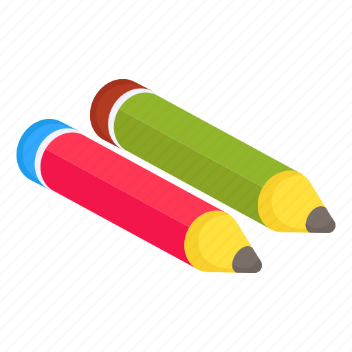 Pencils, writing tool, stationery, edit tool, office supplies icon - Download on Iconfinder