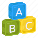 abc blocks, abc learning, basic education, kindergarten, basic learning