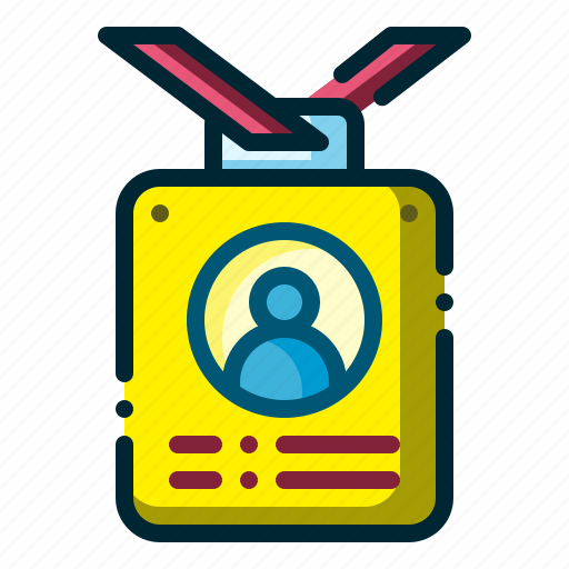 Id, card, name, tag, identity, profile, badge icon - Download on Iconfinder