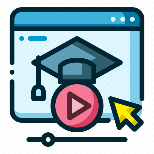 Online, learning, education, course, video, tutorial, study icon - Download on Iconfinder