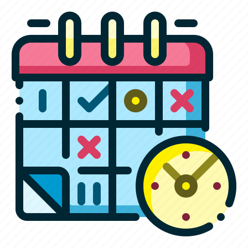 Schedule, calendar, date, education, time, learning, appointment icon - Download on Iconfinder